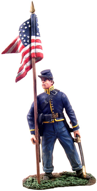 Dismounted Union Cavalry Guidon Bearer #1