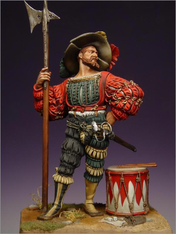 Landsknecht Halberdier Germany 1520