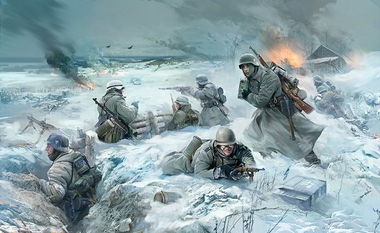 WWII German Infantry Winter 1941-42