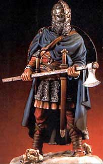 Anglo-Saxon Warrior with Axe, 7th Century