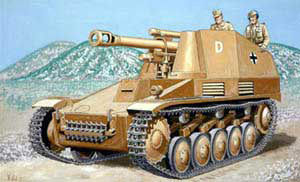 German SdKfz 124 Wespe