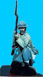 Confederate Kneeling, Rifle at Ready