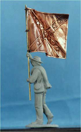 Confederate Battle Flag & Pole