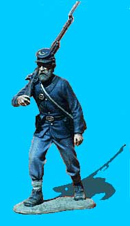 Union Infantry Advancing, Rifle Over Shoulder