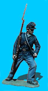 Union Infantry Attacking, Shoulder Arms