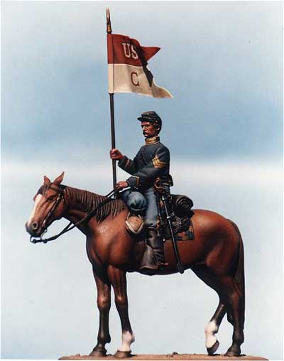 Union Cavalry Guidon Bearer - Unpainted Kit