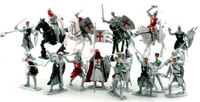 Crusaders with Horses Bagged Set