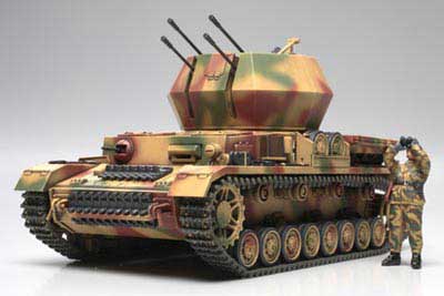 WWII German Flakpanzer IV Wirbelwind