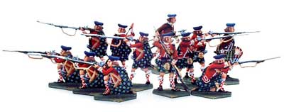 French & Indian War: Highlander Firing Line (12 pcs.)