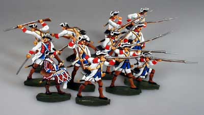 French & Indian War: French Infantry #1 (12 pcs.)