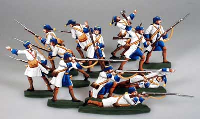 French & Indian War: French Marines (12 pcs.)