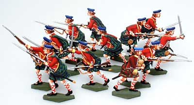 French & Indian War: Highlanders Advancing (12 pcs.)