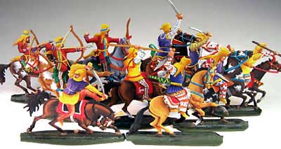 Mounted greek with spear quality Russian made plastic NEW 