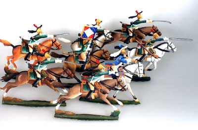 Napoleonic: French Mounted Dragoons (8 pcs.)