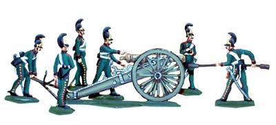 Napoleonic: Russian Artillery Loading (7 pcs.)