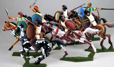 Punic Wars of Ancient Rome: Carthaginian Light Cavalry  (7 pcs.)