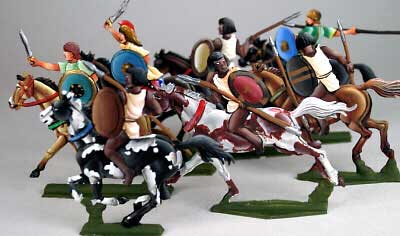Punic Wars of Ancient Rome: Carthaginian Light Cavalry (7 pcs.)