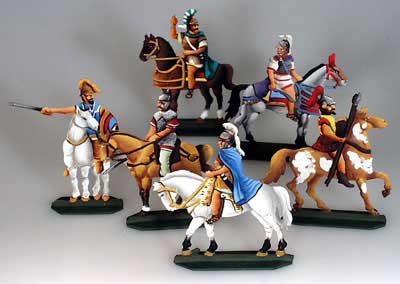 Punic Wars of Ancient Rome: Carthaginian Mounted Command (6 pcs.)