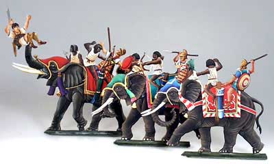 Punic Wars of Ancient Rome: Carthaginian War Elephants (3 pcs.)