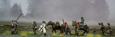 Teutonic Infantry on the March
