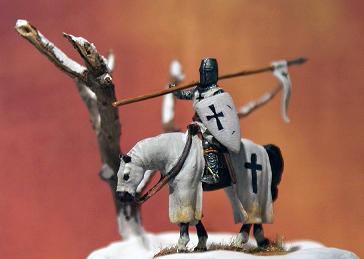 Mounted Knight Resting on Horseback