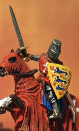 Mounted Knight Striking with Sword