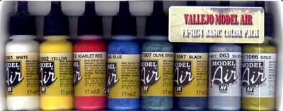 Vallejo Model Air Set Basic Starter Pack