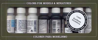 Vallejo Auxiliary Set 17ml. Bottles