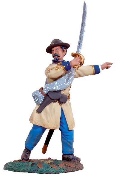 Confederate Infantry Officer Advancing #2