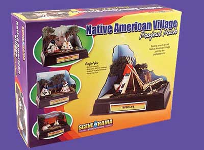 Scene-A-Rama - Project Pack - Native American Village