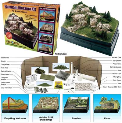 Scene-A-Rama - Mountain Diorama Kit