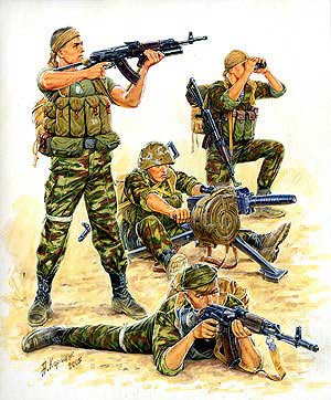 Russian Special Forces Fire Support Team