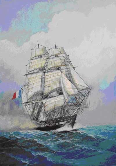 French Frigate Acheron