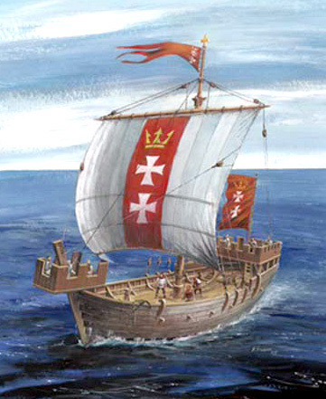 Hansa Cog Crusader Ship