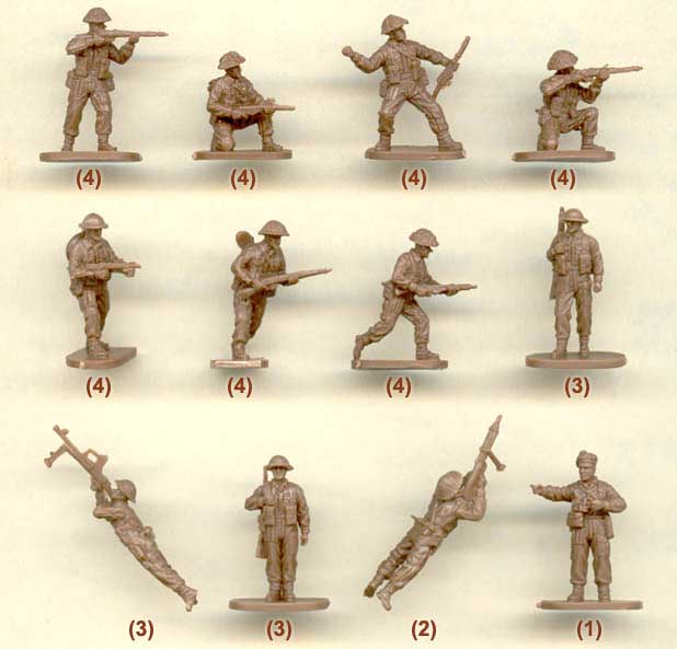 Michigan Toy Soldier Company : Caesar Miniatures - WWII British Army