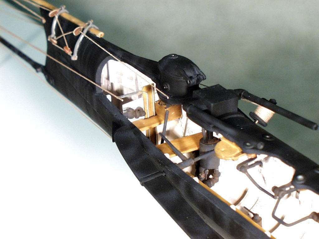 hunley submarine model