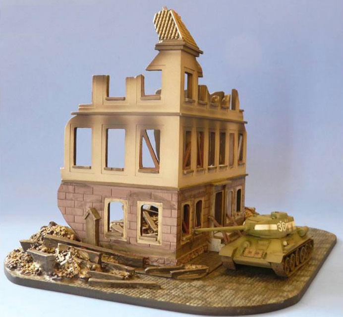 Michigan Toy Soldier Company 172nd Scale Plastic Playsets WWII