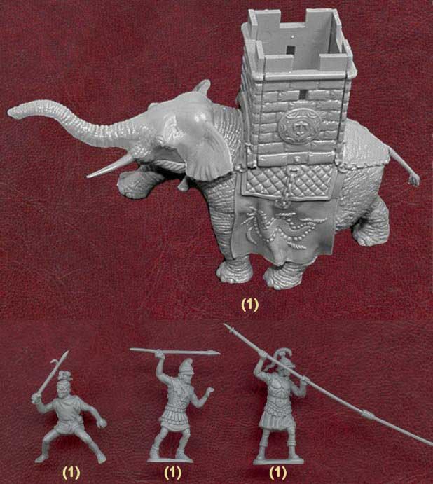 Zvezda 1/72 War Elephants # 8011 
