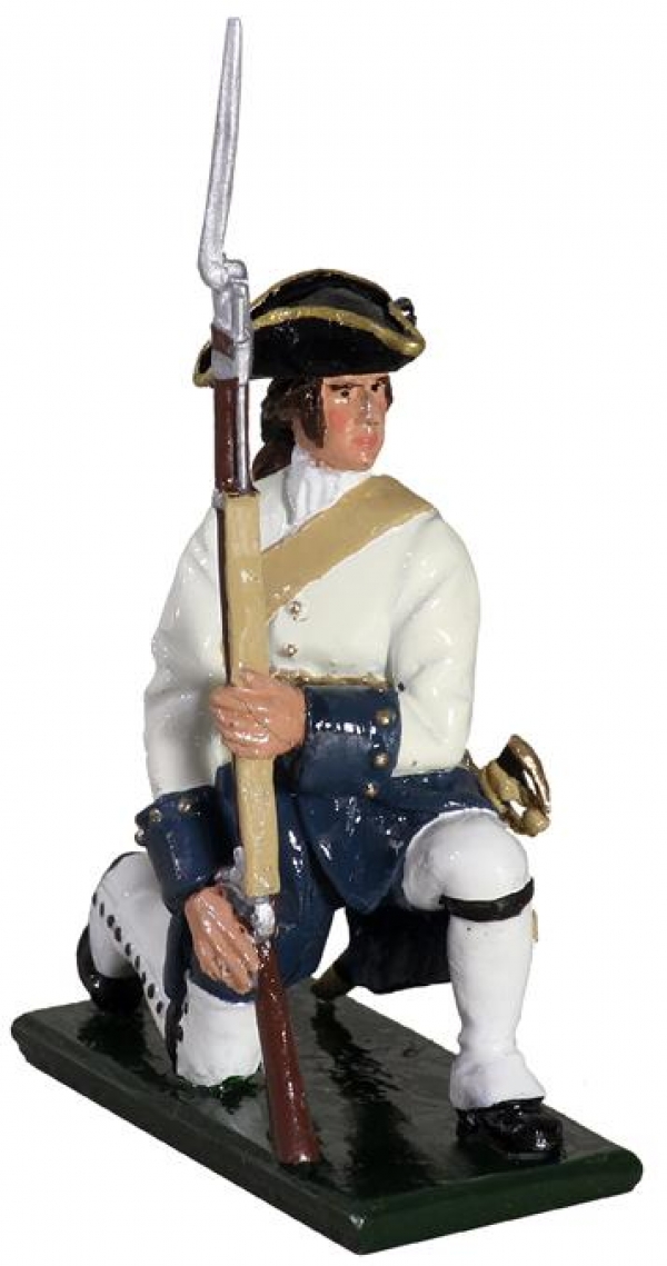 Compagnies Franches de la Marine Kneeling Make Ready, 1754-1760