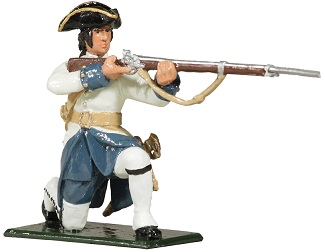 Compagnies Franches de la Marine Kneeling Firing, 1754-1760