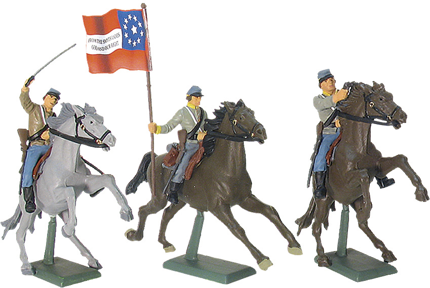 Super Deetail Plastics: American Civil War Confederate Cavalry Set No.1