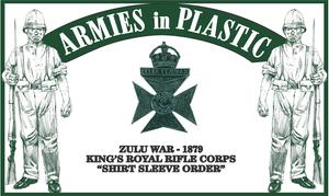 Zulu War 1879 Kings Royal Rifle Corps, Shirt Sleeve Order