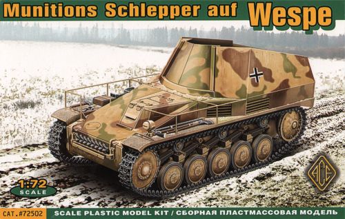 WWII German Munitions Schlepper with Wespe Ammo Carrier