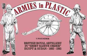 Egypt & Sudan 1882-98 British Royal Artillery in Shirt Sleeve Order