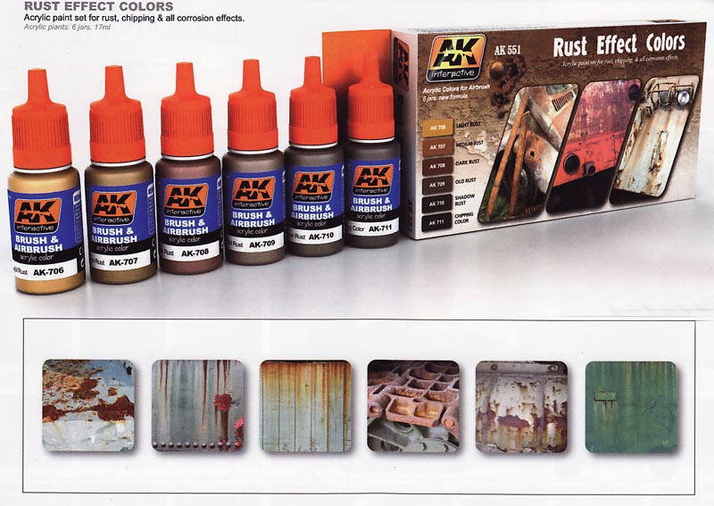 Acrylic Paint Set: Rust Special Effects Set