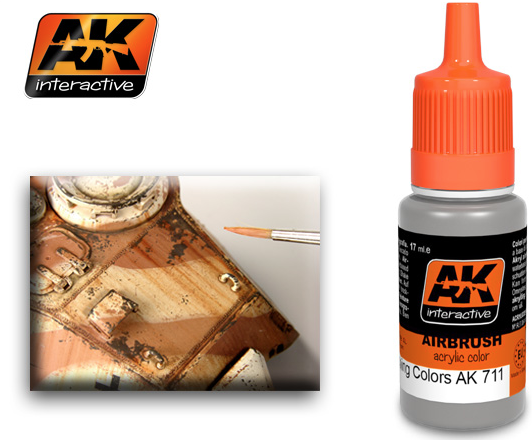 Chipping Effects- Chipping Color Acrylic Paint