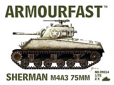 WWII US Sherman M4A3 75mm