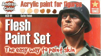 Andrea Color Flesh Paint Set
