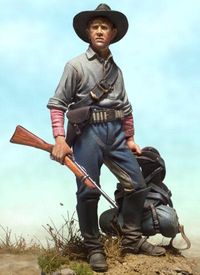 Michigan Toy Soldier Company : Andrea Miniatures - US Cavalry Trooper 1876