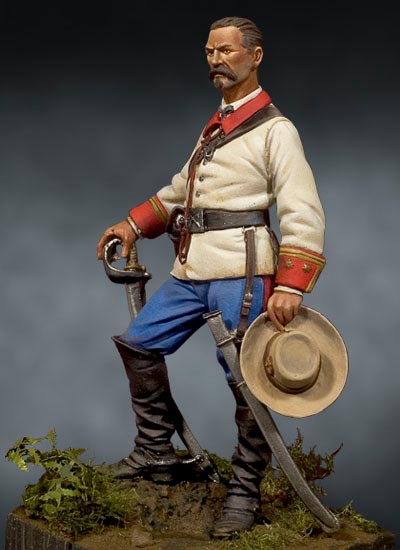 Spanish Cavalry Officer Cuba 1898